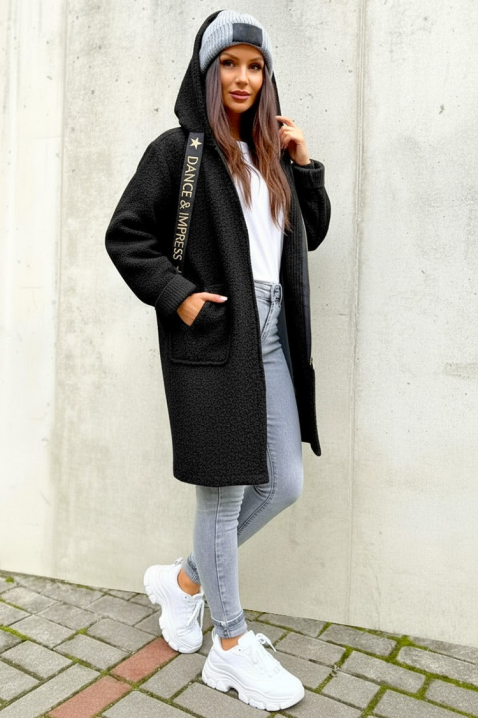 Kardigan VLADENZA BLACK - Kardigani | Ivet.RS Kardigan VLADENZA BLACK, Boja: crna, IVET.RS - Nova Kolekcija