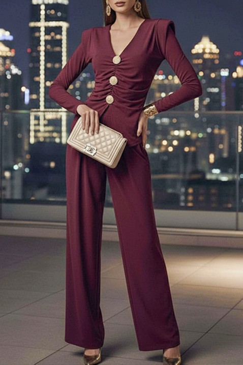 Komplet GENTILNA BORDO - Elegantni kompleti | Ivet.RS Komplet GENTILNA BORDO, Boja: bordo, IVET.RS - Nova Kolekcija