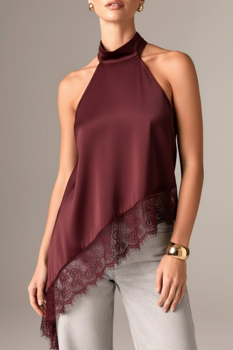 Top MERISOTA BORDO - Topovi | Ivet.RS Top MERISOTA BORDO, Boja: bordo, IVET.RS - Nova Kolekcija