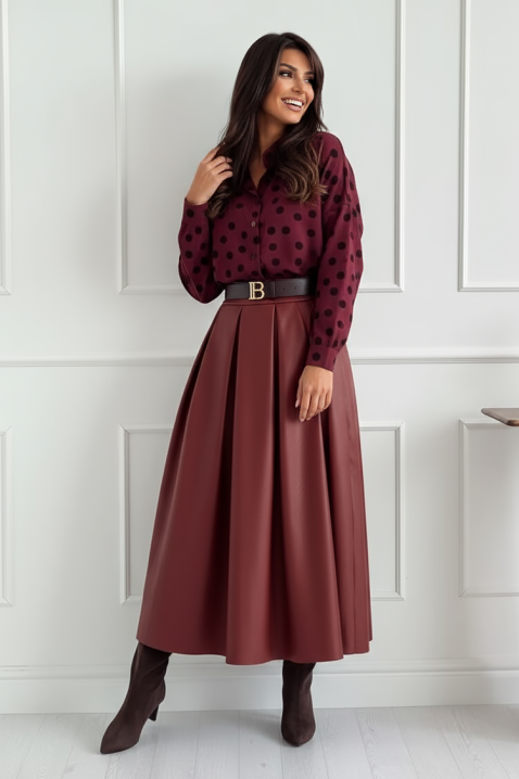 Suknja AMOLEFA BORDO - Suknje | Ivet.RS Suknja AMOLEFA BORDO, Boja: bordo, IVET.RS - Nova Kolekcija