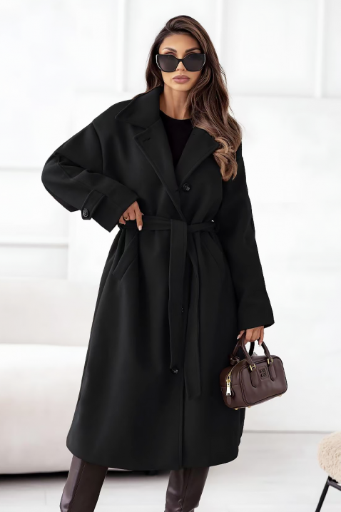 Kaput SEREGANA BLACK, Boja: crna, IVET.RS - Nova Kolekcija