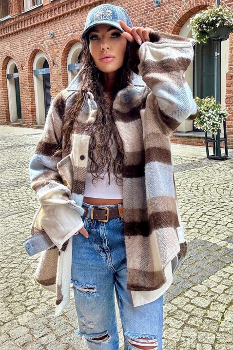 Ženska košulja CASIANTA BROWN, Boja: braon, IVET.RS - Nova Kolekcija