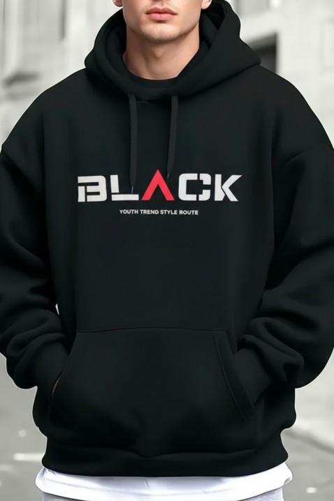 Muška dukserica VORENZO, Boja: crna, IVET.RS - Nova Kolekcija