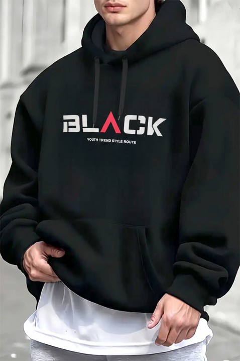 Muška dukserica VORENZO, Boja: crna, IVET.RS - Nova Kolekcija