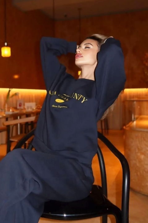 Komplet PRESLINDA NAVY - Kompleti za svakodnevni look | Ivet.RS Komplet PRESLINDA NAVY, Boja: tamnoplava, IVET.RS - Nova Kolekcija