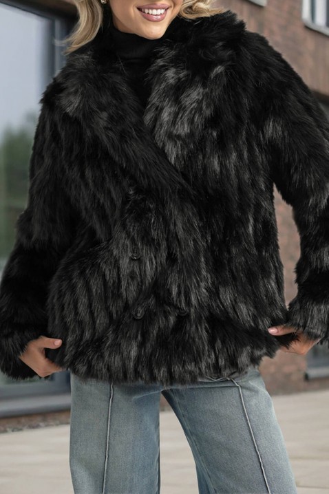 Kaput DORONTENZA BLACK - Kaputi | Ivet.RS Kaput DORONTENZA BLACK, Boja: crna, IVET.RS - Nova Kolekcija