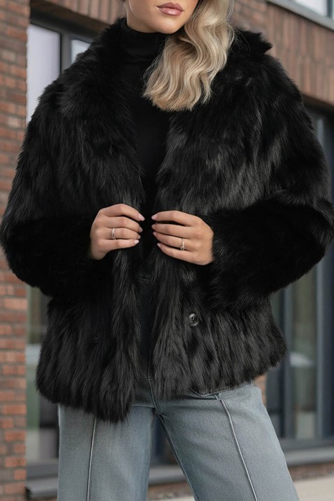 Kaput DORONTENZA BLACK - Kaputi | Ivet.RS Kaput DORONTENZA BLACK, Boja: crna, IVET.RS - Nova Kolekcija