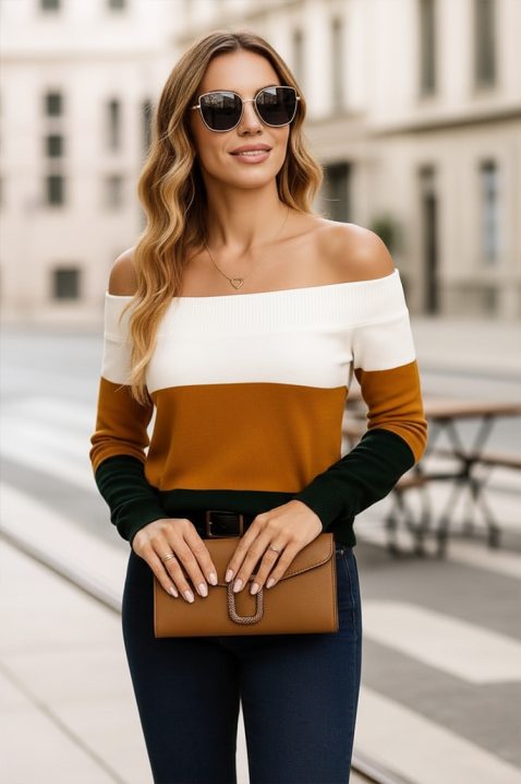 Ženska bluza ROVOLZA ORANGE - Bluze | Ivet.RS Ženska bluza ROVOLZA ORANGE, Boja: narandžasta, IVET.RS - Nova Kolekcija