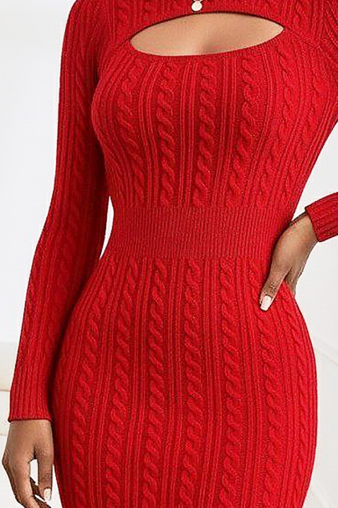 Haljina ENSIOLDA, Boja: crvena, IVET.RS - Nova Kolekcija