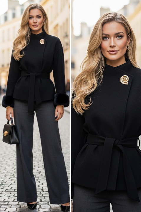 Kaput BLOFLINDA BLACK - Kaputi | Ivet.RS Kaput BLOFLINDA BLACK, Boja: crna, IVET.RS - Nova Kolekcija