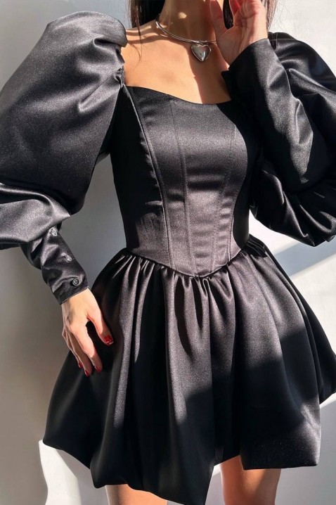 Haljina OGOYSTA BLACK - Kratke haljine | Ivet.RS Haljina OGOYSTA BLACK, Boja: crna, IVET.RS - Nova Kolekcija