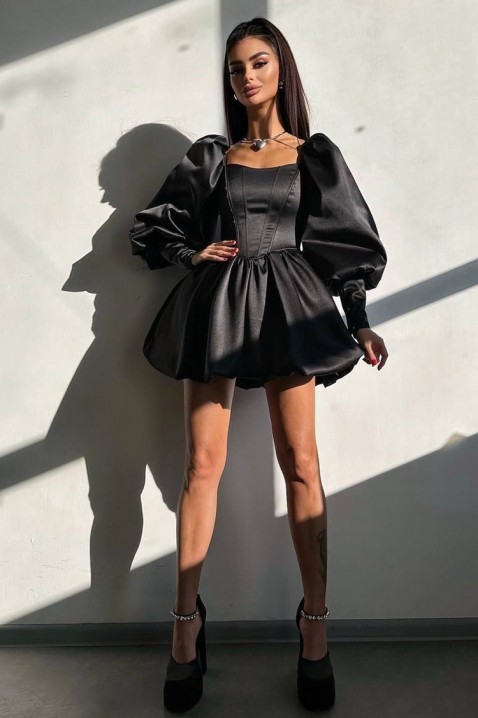 Haljina OGOYSTA BLACK - Kratke haljine | Ivet.RS Haljina OGOYSTA BLACK, Boja: crna, IVET.RS - Nova Kolekcija