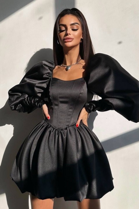 Haljina OGOYSTA BLACK - Kratke haljine | Ivet.RS Haljina OGOYSTA BLACK, Boja: crna, IVET.RS - Nova Kolekcija