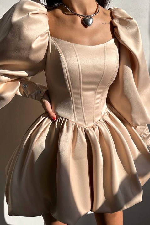 Haljina OGOYSTA BEIGE - Kratke haljine | Ivet.RS Haljina OGOYSTA BEIGE, Boja: bež, IVET.RS - Nova Kolekcija