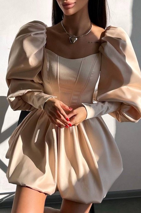 Haljina OGOYSTA BEIGE - Kratke haljine | Ivet.RS Haljina OGOYSTA BEIGE, Boja: bež, IVET.RS - Nova Kolekcija