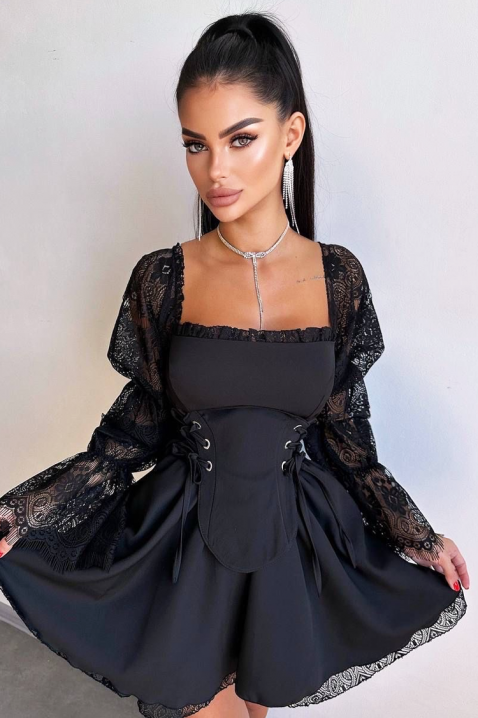 Haljina HLONDINA BLACK, Boja: crna, IVET.RS - Nova Kolekcija