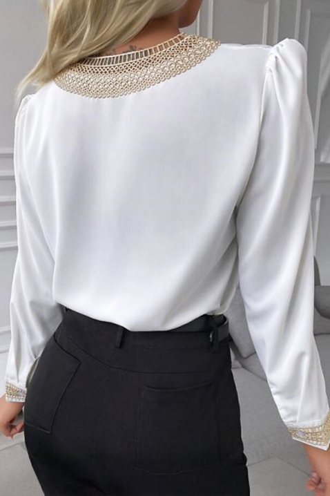 Ženska bluza ARETONA WHITE - Bluze | Ivet.RS Ženska bluza ARETONA WHITE, Boja: bela, IVET.RS - Nova Kolekcija