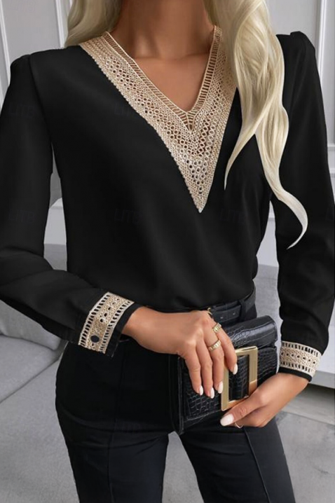 Ženska bluza ARETONA BLACK - Bluze | Ivet.RS Ženska bluza ARETONA BLACK, Boja: crna, IVET.RS - Nova Kolekcija