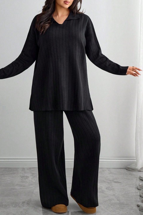 Komplet MAKSINA BLACK - Kompleti za svakodnevni look | Ivet.RS Komplet MAKSINA BLACK, Boja: crna, IVET.RS - Nova Kolekcija