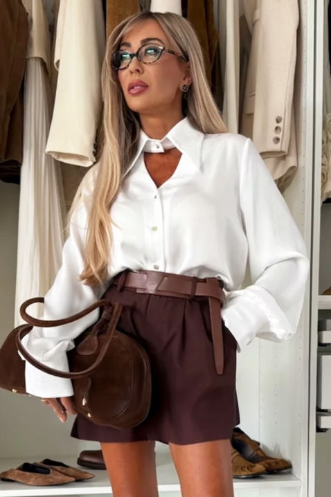 Ženska košulja LILONDANA WHITE - Košulje | Ivet.RS Ženska košulja LILONDANA WHITE, Boja: bela, IVET.RS - Nova Kolekcija