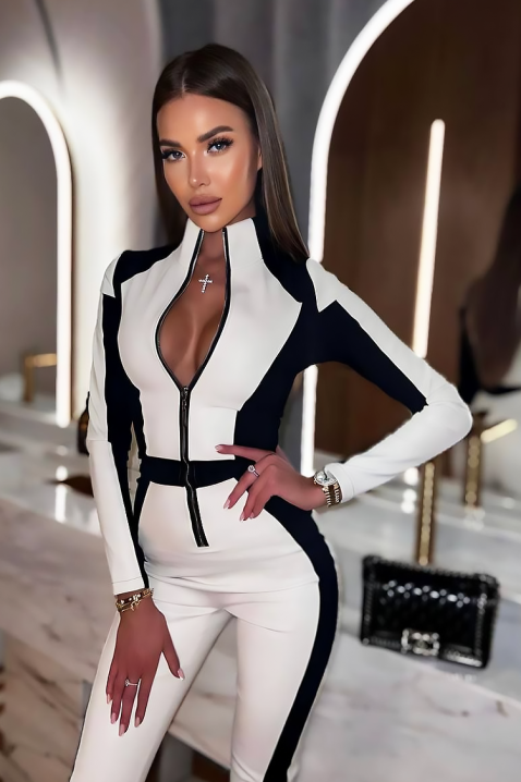 Kombinezon SHPIONIZA - Kombinezoni | Ivet.RS Kombinezon SHPIONIZA, Boja: crna i bela, IVET.RS - Nova Kolekcija