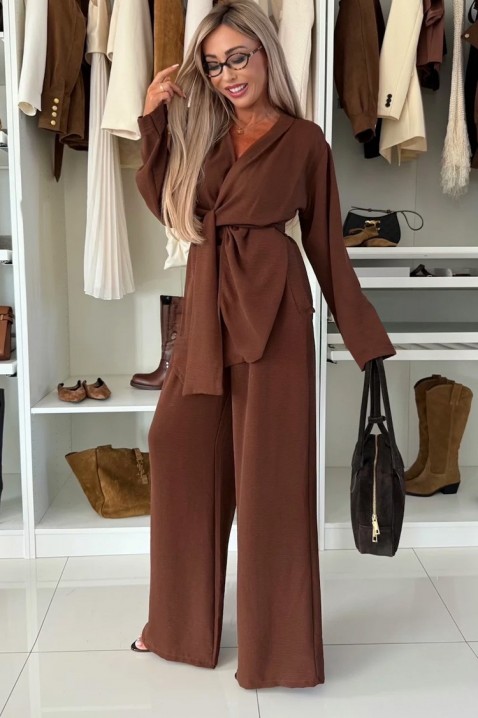 Komplet GOLZARFA BROWN, Boja: braon, IVET.RS - Nova Kolekcija