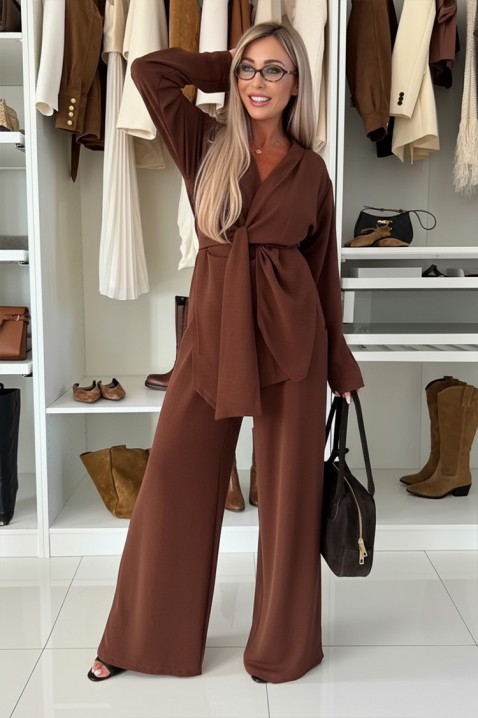 Komplet GOLZARFA BROWN, Boja: braon, IVET.RS - Nova Kolekcija