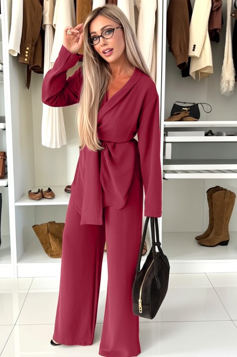 Komplet GOLZARFA BORDO, Boja: bordo, IVET.RS - Nova Kolekcija