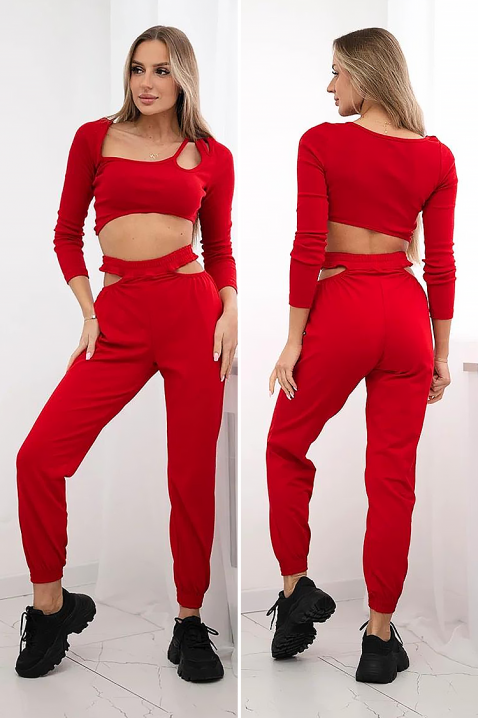 Komplet RADELVA RED - Kompleti za svakodnevni look | Ivet.RS Komplet RADELVA RED, Boja: crvena, IVET.RS - Nova Kolekcija