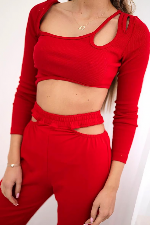 Komplet RADELVA RED - Kompleti za svakodnevni look | Ivet.RS Komplet RADELVA RED, Boja: crvena, IVET.RS - Nova Kolekcija