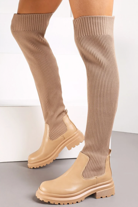 Čizme AMORINDA, Boja: bež, IVET.RS - Nova Kolekcija