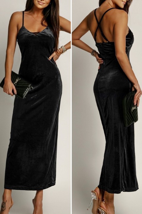 Haljina ZERFILGA BLACK, Boja: crna, IVET.RS - Nova Kolekcija