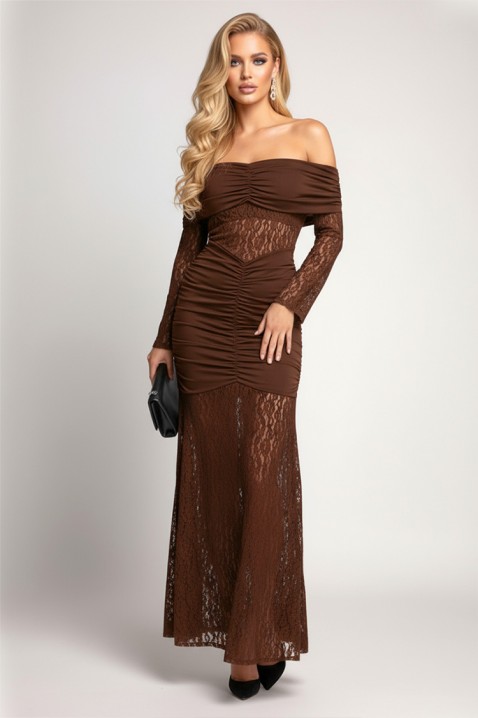 Haljina UNDRENZA BROWN - Duge haljine | Ivet.RS Haljina UNDRENZA BROWN, Boja: braon, IVET.RS - Nova Kolekcija