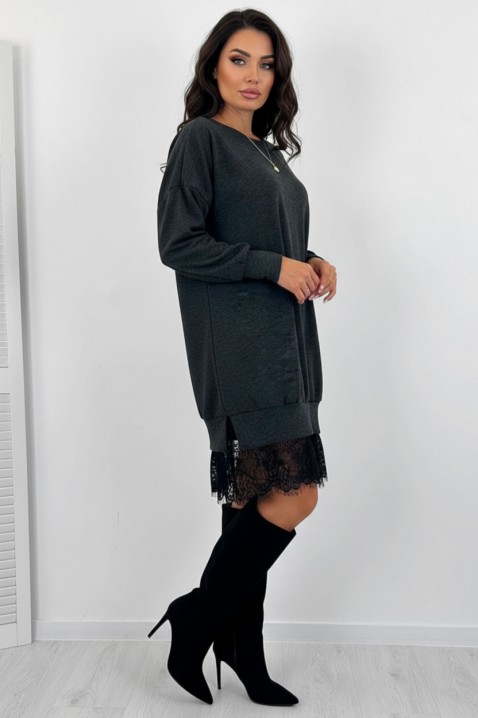 Haljina MONSOVA - Kratke haljine | Ivet.RS Haljina MONSOVA, Boja: grafitna, IVET.RS - Nova Kolekcija