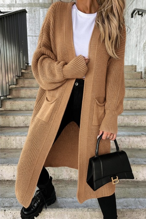 Kardigan ZLANONDA, Boja: braon, IVET.RS - Nova Kolekcija