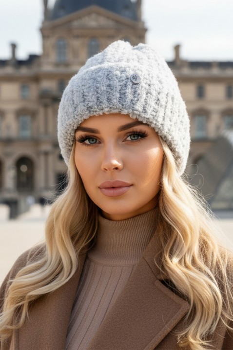 Kapa DARSELDA GREY, Boja: siva, IVET.RS - Nova Kolekcija