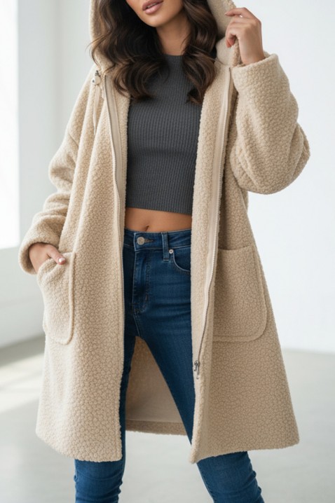 Kaput POLDIZA, Boja: bež, IVET.RS - Nova Kolekcija