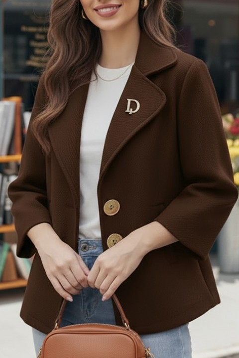 Kaput ZOLTINDA BROWN, Boja: braon, IVET.RS - Nova Kolekcija