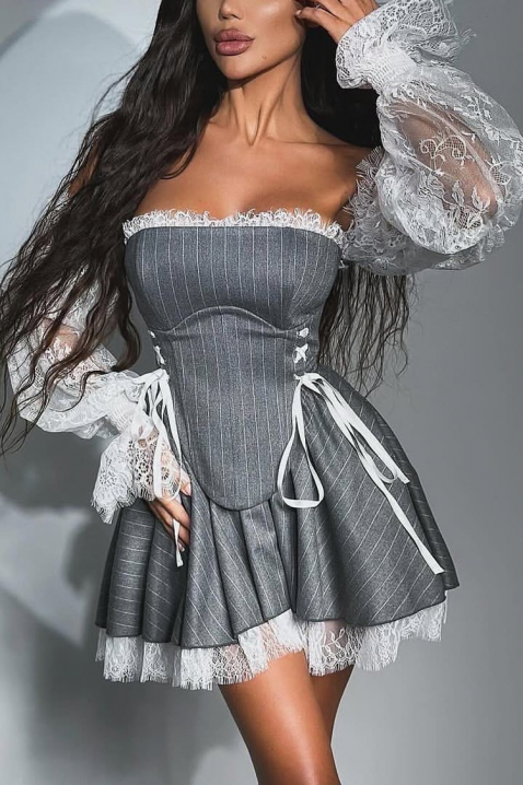 Haljina VIRZOLA, Boja: siva, IVET.RS - Nova Kolekcija