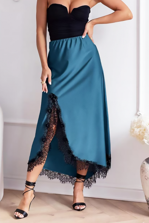 Suknja DANTELDA PETROL, Boja: petrolej, IVET.RS - Nova Kolekcija