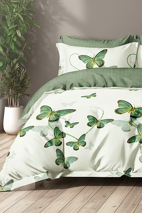 Komplet posteljine DIONERY 200x220 cm pamuk - 4 dela, Boja: zelena, IVET.RS - Nova Kolekcija
