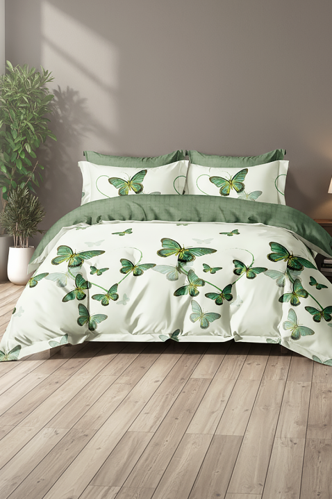 Komplet posteljine DIONERY 200x220 cm pamuk - 4 dela, Boja: zelena, IVET.RS - Nova Kolekcija