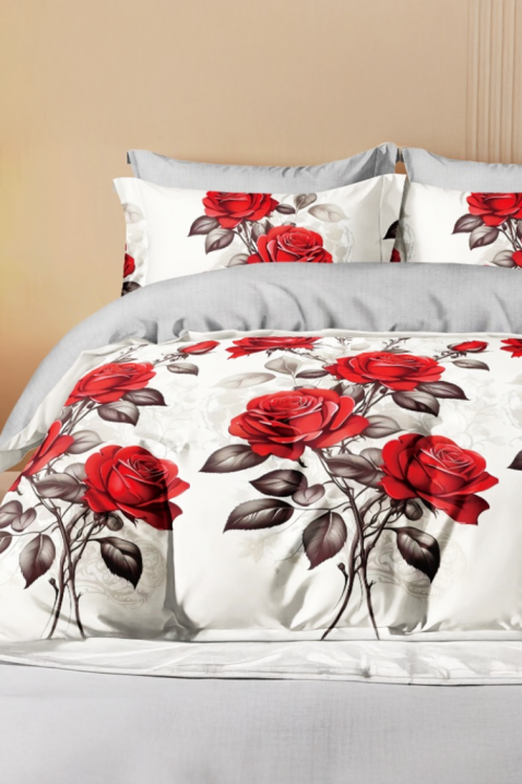 Komplet posteljine MIOGELY 200x220 cm pamuk - 4 dela, Boja: bela, IVET.RS - Nova Kolekcija