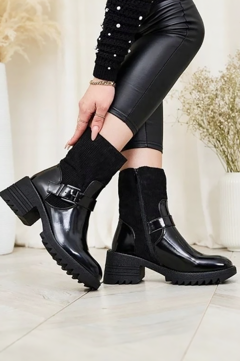 Ženske gležnjače KALOSTA, Boja: crna, IVET.RS - Nova Kolekcija