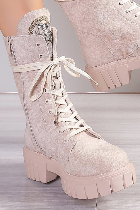 Ženske gležnjače MANTELORA, Boja: bež, IVET.RS - Nova Kolekcija