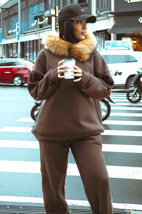 Komplet RODIPA BROWN, Boja: braon, IVET.RS - Nova Kolekcija