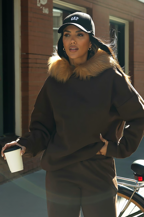 Komplet RODIPA BROWN, Boja: braon, IVET.RS - Nova Kolekcija