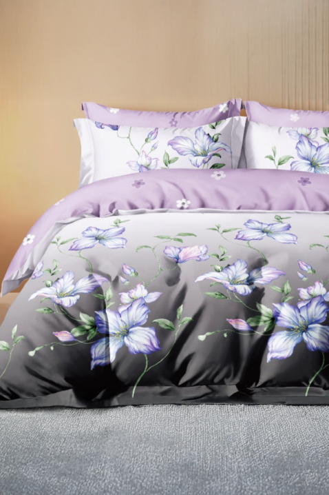 Komplet posteljine KLOMERFY 200x220 cm pamuk - 4 dela, Boja: višebojna, IVET.RS - Nova Kolekcija