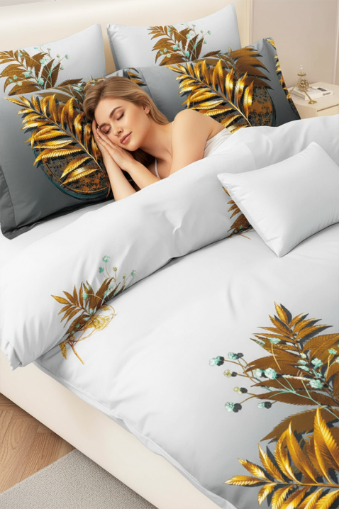 Komplet posteljine ZERMONLY 200x220 cm pamuk - 4 dela, Boja: višebojna, IVET.RS - Nova Kolekcija