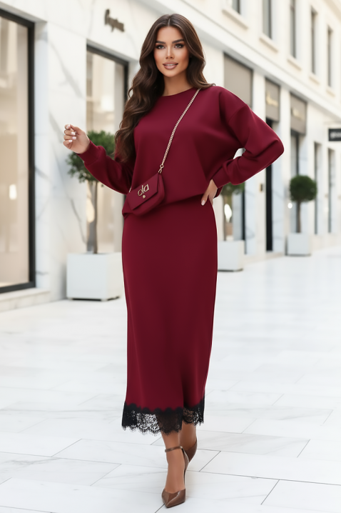 Suknja MIRDOLZA RED, Boja: crvena, IVET.RS - Nova Kolekcija